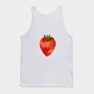 watercolour strawberry Tank Top